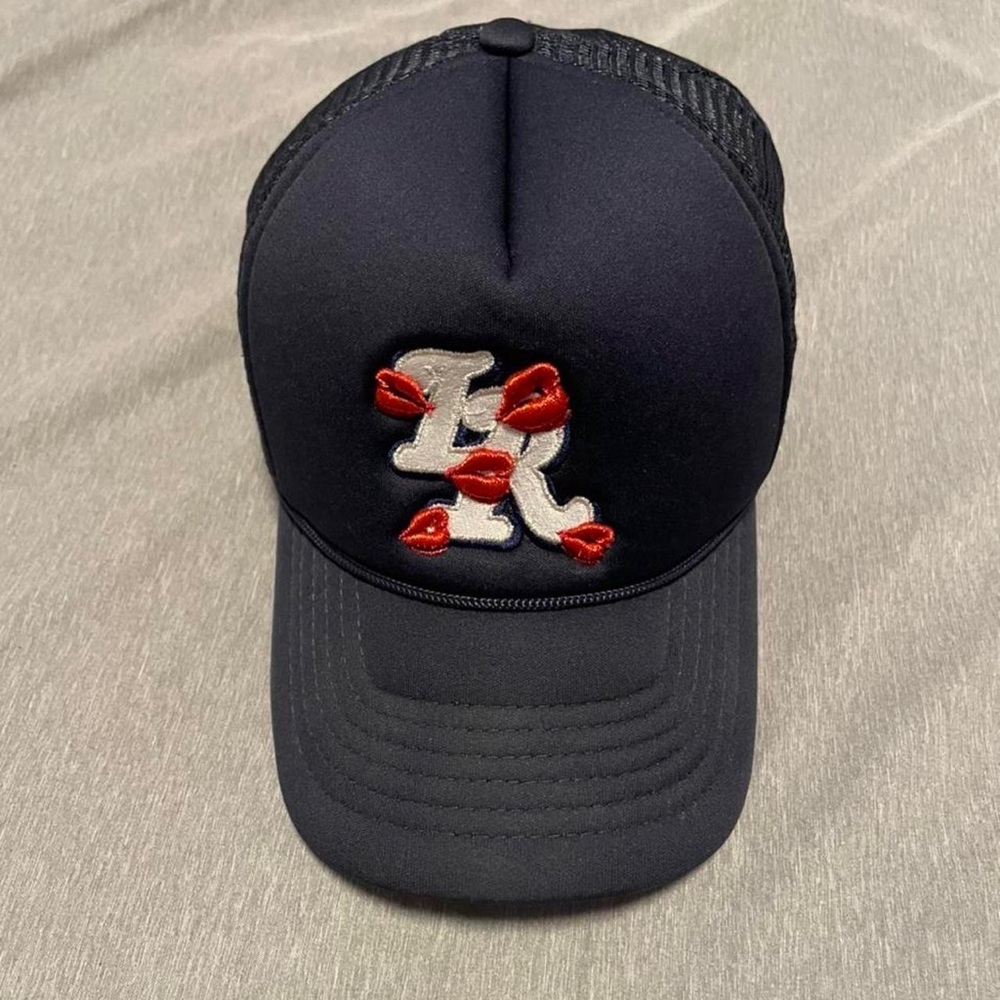 La Ropa Double Stitch Trucker Hat (Navy)